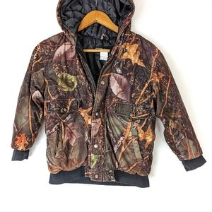 WFS Elementgear kids boys camo camouflage hooded coat